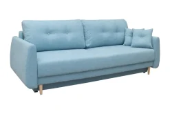 Sofa Forn z funkcją spania niebieska buk