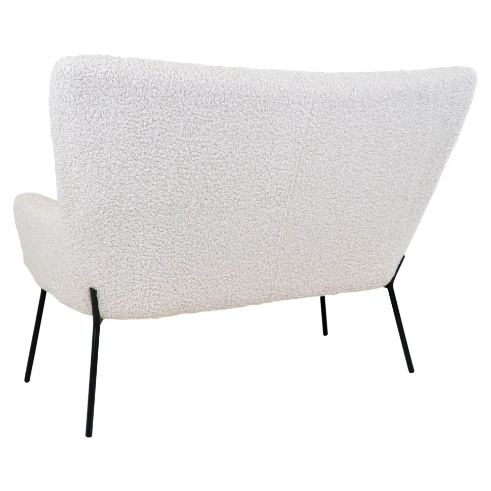 Sofa Glasgow baranek biała