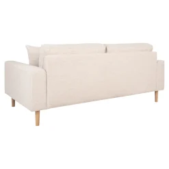 Sofa Lido 2,5 piaskowa/ nogi naturalne