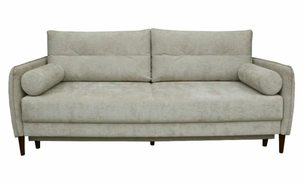 Sofa Lika z funkcją spania tkanina Rosario 461 nogi orzech