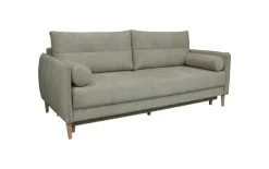 Sofa Lika z funkcją spania tkanina Rosario 461 nogi orzech