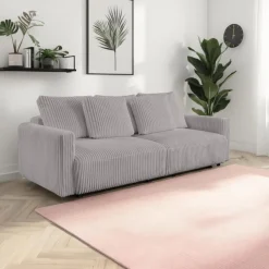 Sofa Loppie z funkcją spania szara jasna  Ambience 18 GR 3