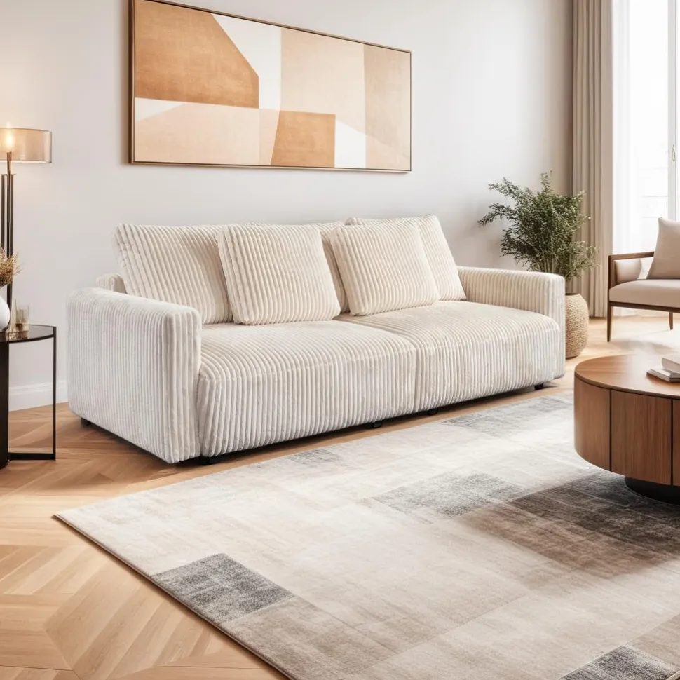 Sofa Loppie z funkcją spania ivory Ambience 01 GR 3