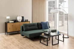 Sofa Malling rozkładana zielona ciemna