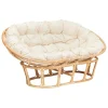 Sofa Mamasan rattan naturalny
