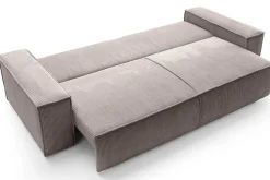 Sofa Molde sztruks beżowy ciemny Poso 2