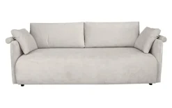 Sofa Mondel z funkcją spania sztruks szara jasna