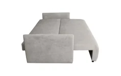 Sofa Mondel z funkcją spania  sztruks     szara jasna