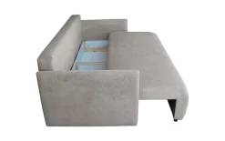 Sofa Mondel z funkcją spania  sztruks     szara jasna
