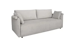 Sofa Mondel z funkcją spania  sztruks     szara jasna