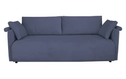 Sofa Mondel z funkcją spania sztruks granatowa