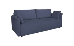 Sofa Mondel z funkcją spania  sztruks     granatowa