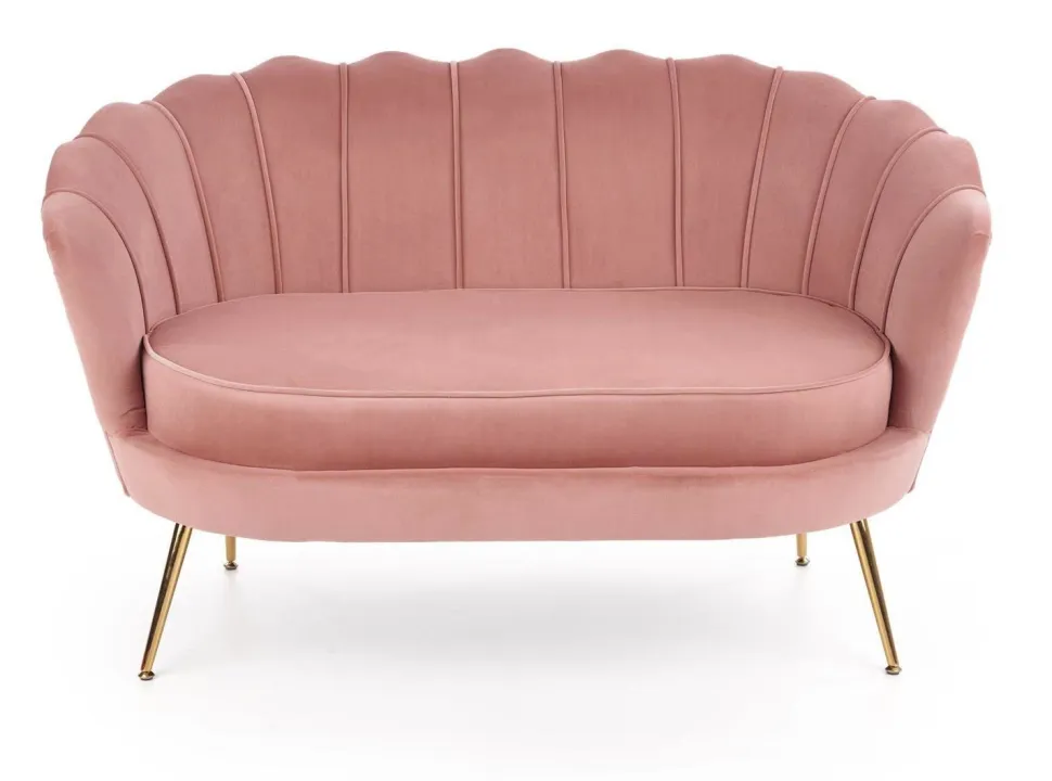 Sofa muszelka Florecja różowa