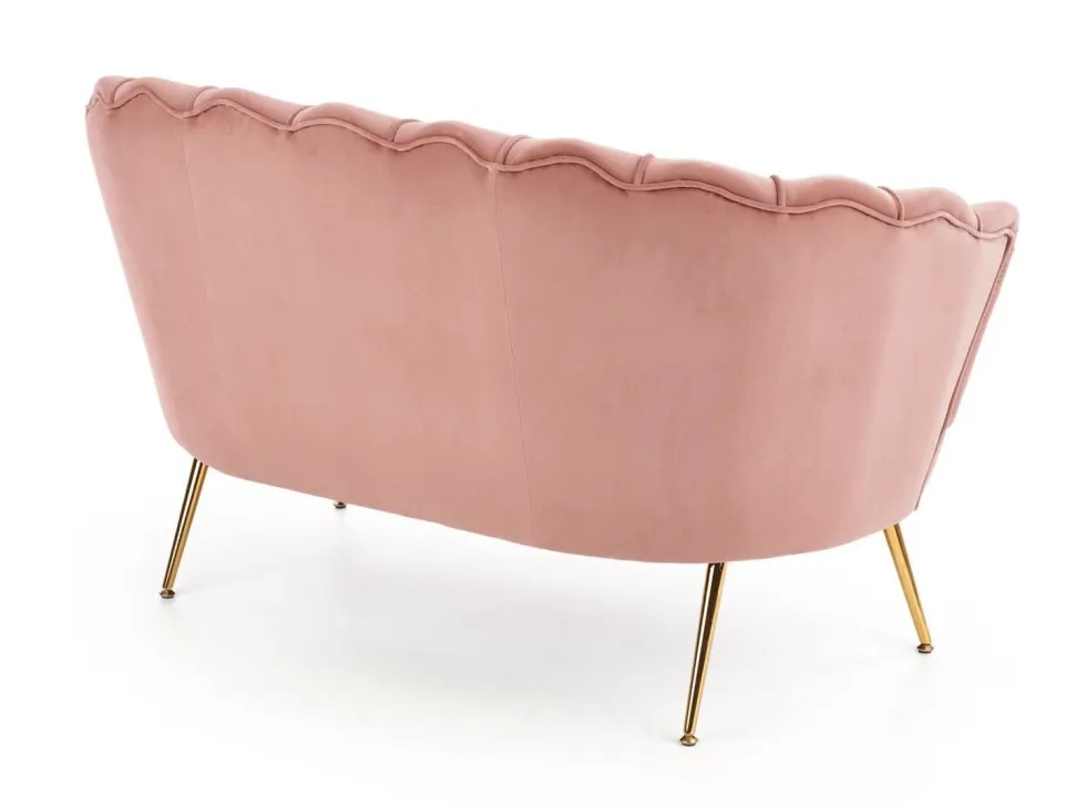 Sofa muszelka Florecja różowa