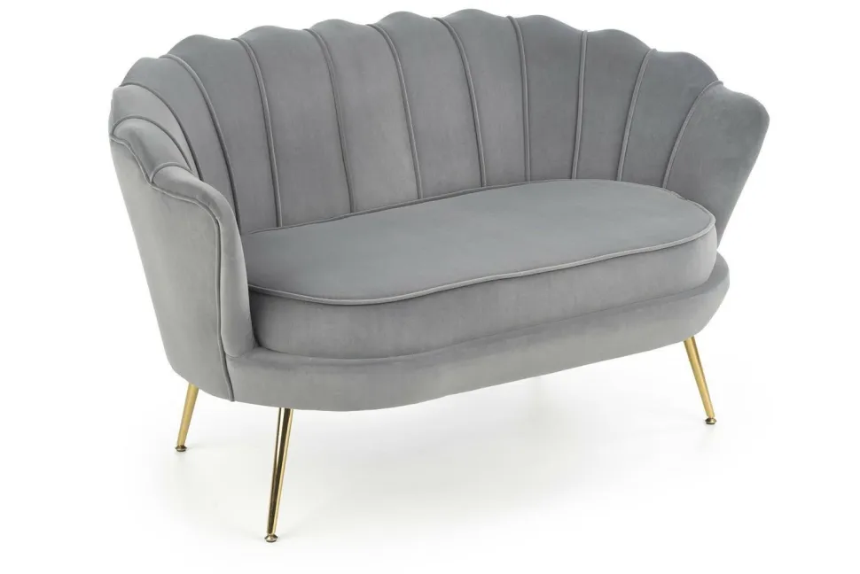 Sofa muszelka Florecja szara
