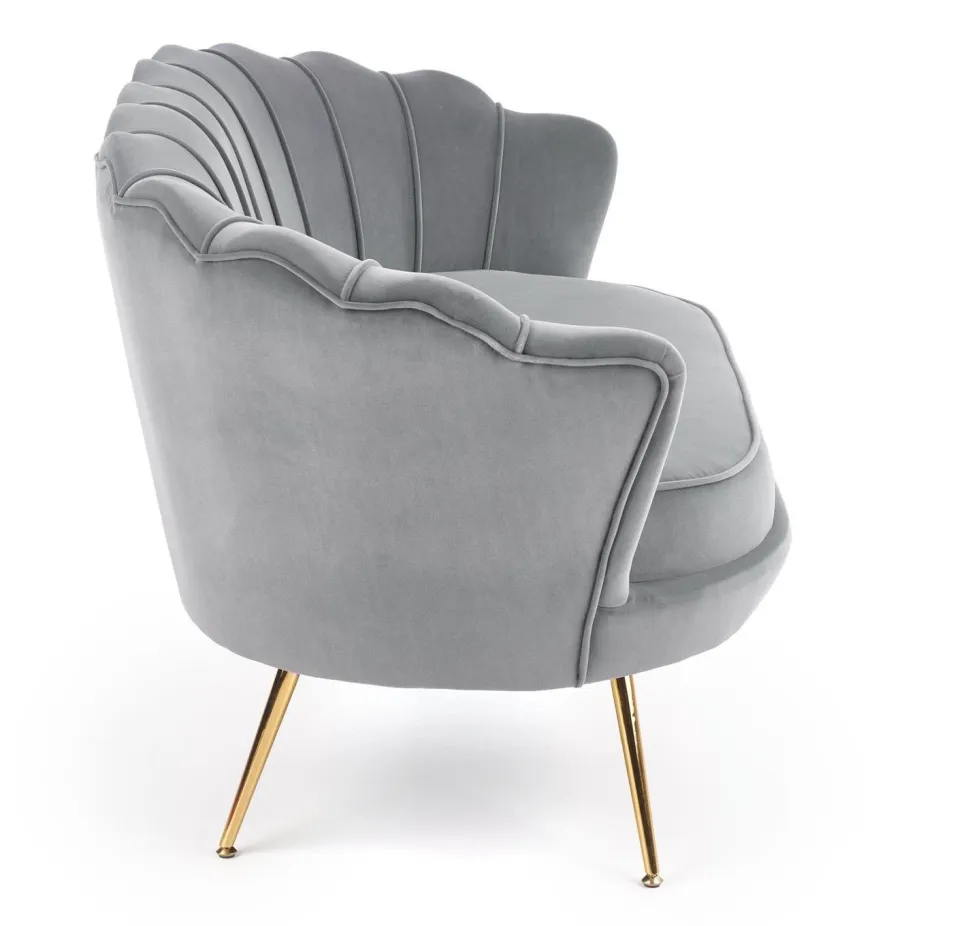 Sofa muszelka Florecja szara