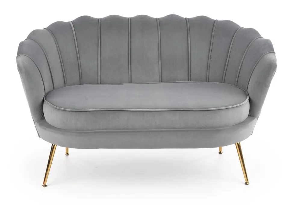 Sofa muszelka Florecja szara