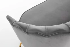 Sofa muszelka Florecja szara