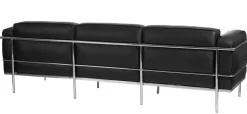 Sofa 3-osobowa Soft GC czarna skóra
