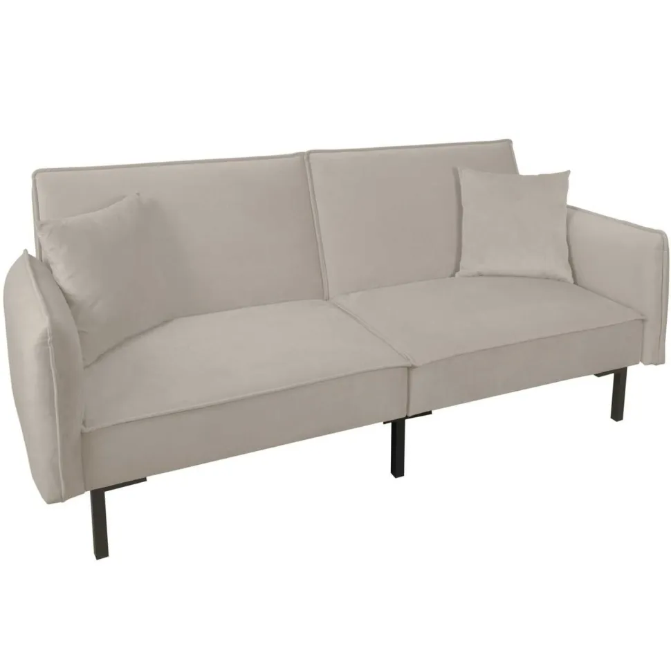 Sofa rozkładana Canif Velvet szara