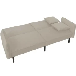 Sofa rozkładana Canif Velvet szara