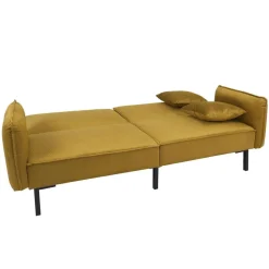 Sofa rozkładana Giulia żółta
