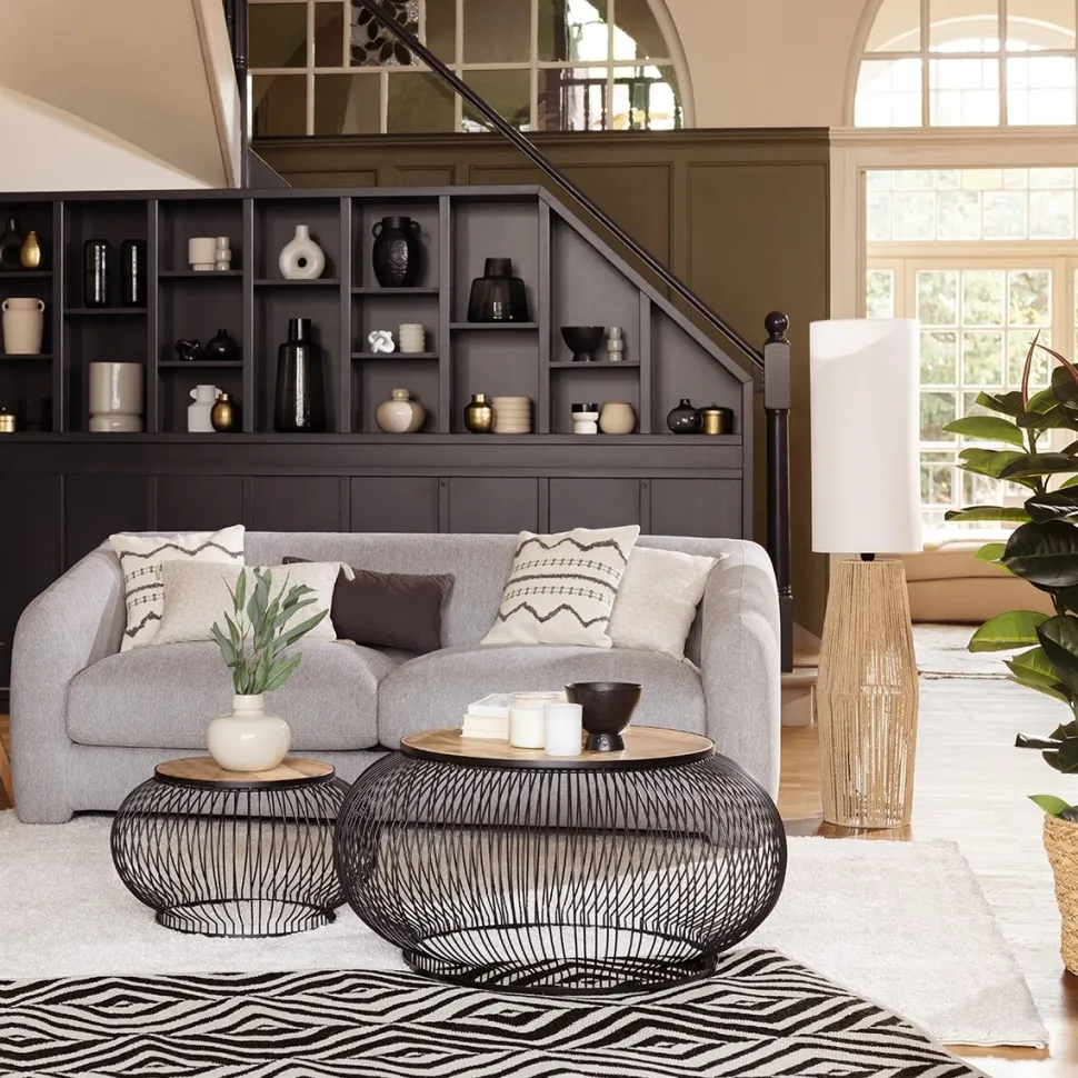 Sofa rozkładana Guppy szara jasna