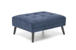 Sofa rozkładana Gyda niebieska z funkcją narożnika