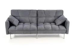 Sofa rozkładana Kalin szara pikowana