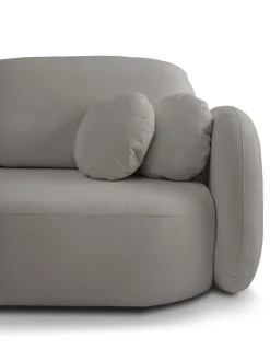 Sofa Salby z funkcją spania szara Sicuro 75