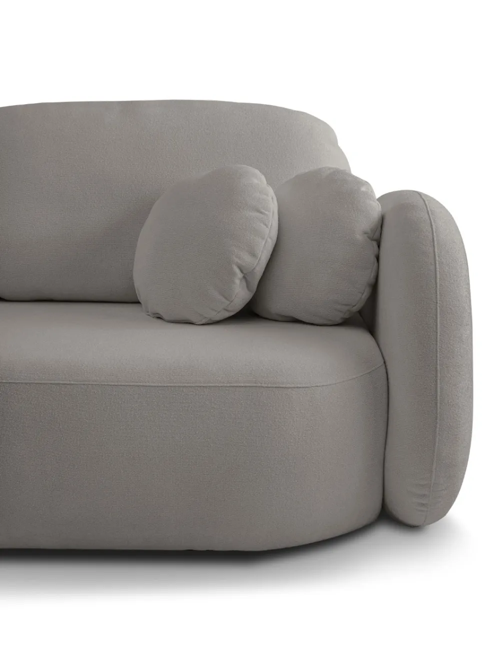 Sofa Salby z funkcją spania szara Sicuro 75