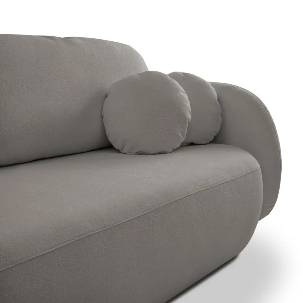 Sofa Salby z funkcją spania szara Sicuro 75