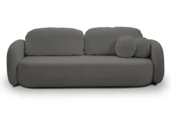Sofa Salby z funkcją spania antracytowa Sicuro 80