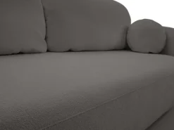 Sofa Salby z funkcją spania antracytowa Sicuro 80