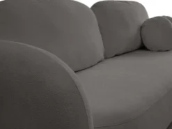 Sofa Salby z funkcją spania antracytowa Sicuro 80