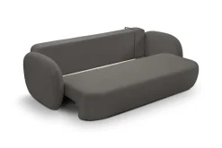 Sofa Salby z funkcją spania antracytowa Sicuro 80