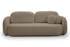 Sofa Salby z funkcją spania brązowa       Sicuro 45