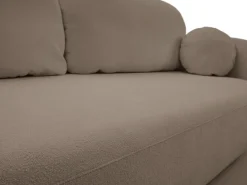 Sofa Salby z funkcją spania brązowa       Sicuro 45