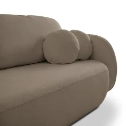 Sofa Salby z funkcją spania brązowa       Sicuro 45