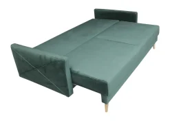 Sofa Saxo z funkcją spania zielona buk n
