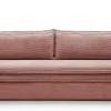 Sofa Ulnes z funkcją spania różowa Poso   29