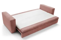 Sofa Ulnes z funkcją spania różowa Poso   29