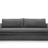 Sofa Ulnes z funkcją spania szara ciemna  Poso 60