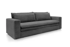 Sofa Ulnes z funkcją spania szara ciemna  Poso 60