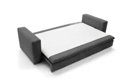 Sofa Ulnes z funkcją spania szara ciemna  Poso 60