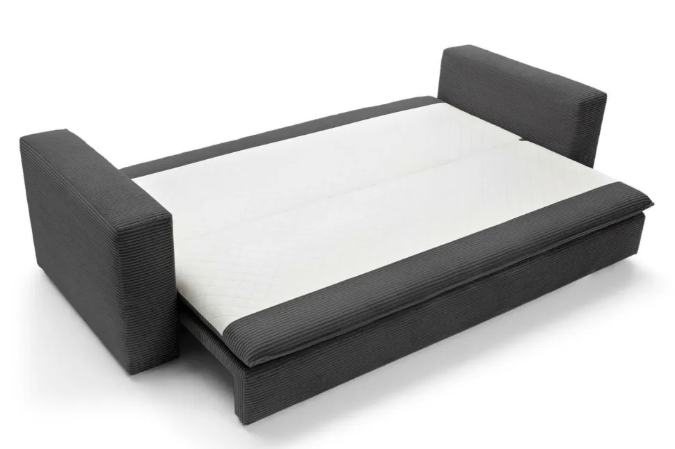 Sofa Ulnes z funkcją spania antracyt Poso 34