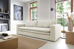 Sofa Ulnes z funkcją spania biała Poso    38