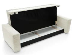 Sofa Ulnes z funkcją spania biała Poso    38