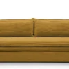 Sofa Ulnes z funkcją spania żółta Poso    01