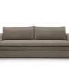 Sofa Ulnes z funkcją spania brązowa Poso  04